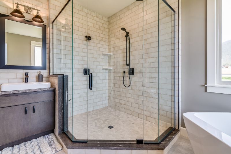 Elegant Shower and Vanity